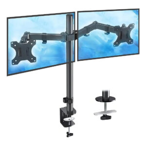 Soporte Para Monitor Doble Mesa Base Escritorio 13 - 27
