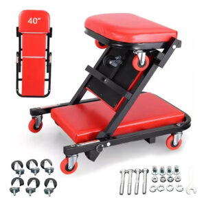 Cama Para Taller 40 Pulg Mecanico Deslizante Plegable 2 En 1