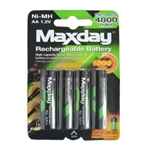 Pila Batería Recargable Aa X4 Unidades 4800mah 1.2v Ni-mh